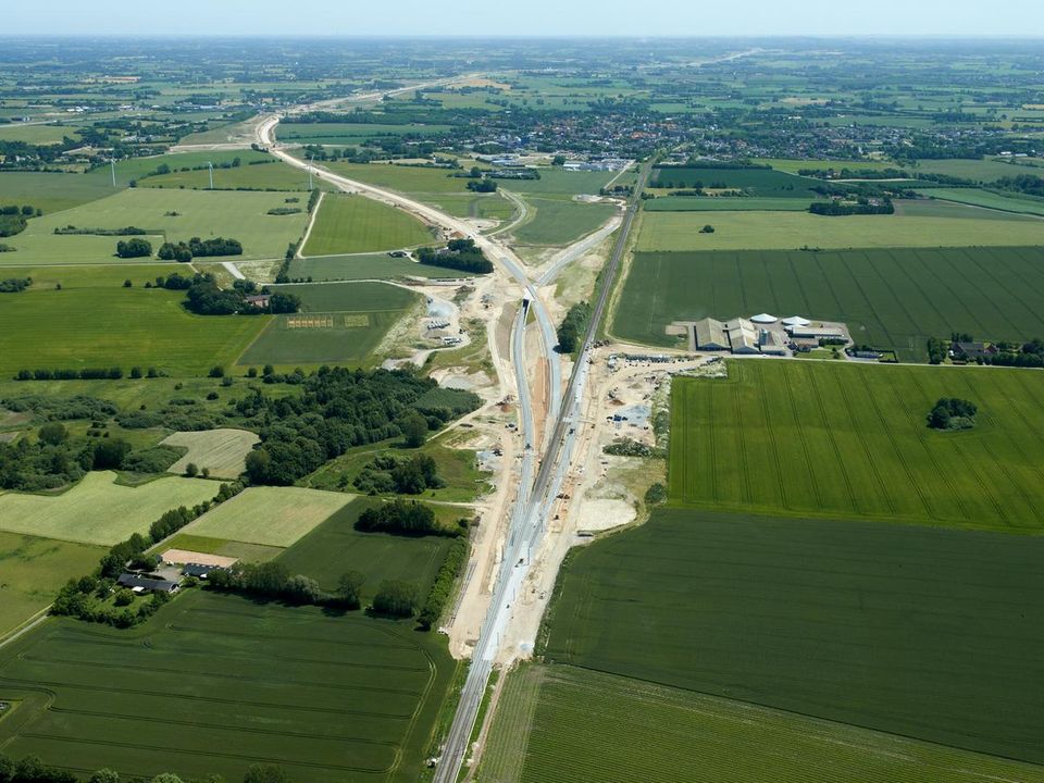 Udfletning ved Kauslunde, juni 2026. Foto: Vejdirektoratet.
